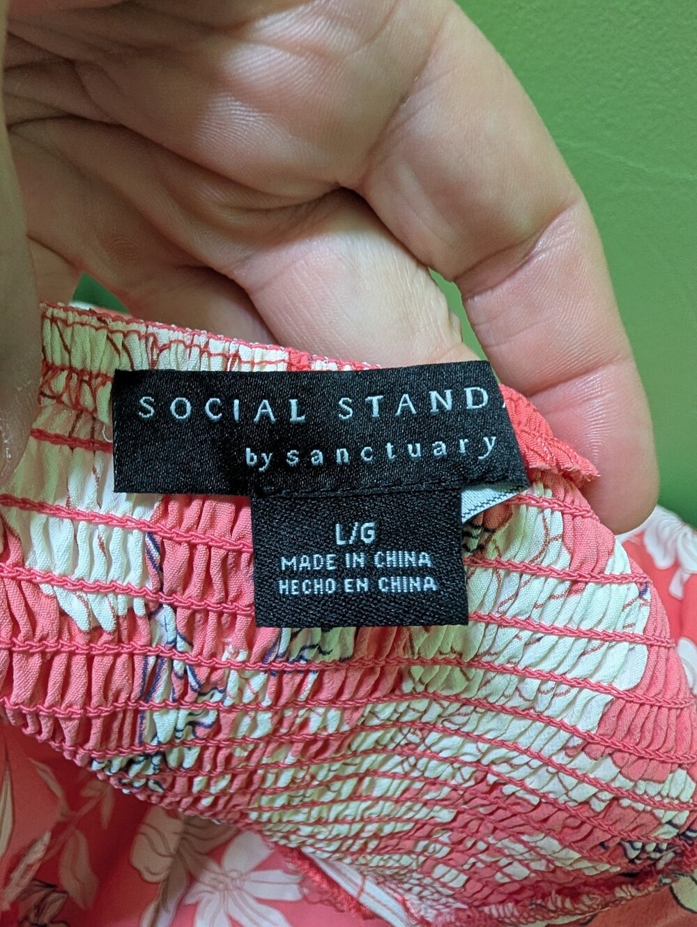 NWT Social Standard by Sanctuary Floral Tie Strap Maxi Sundress Large Pink - Picture 7 of 11